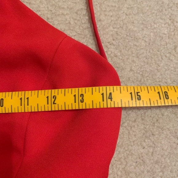 LuLu’s Red Backless Skater Dress Size L - Picture 8 of 8